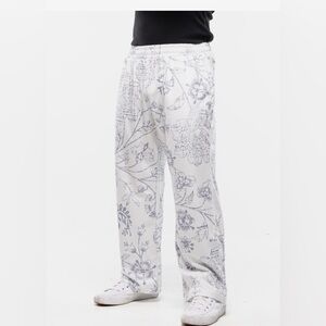 NWT Lumber Legs LumberLegs faded floral Pump Pants sz medium
